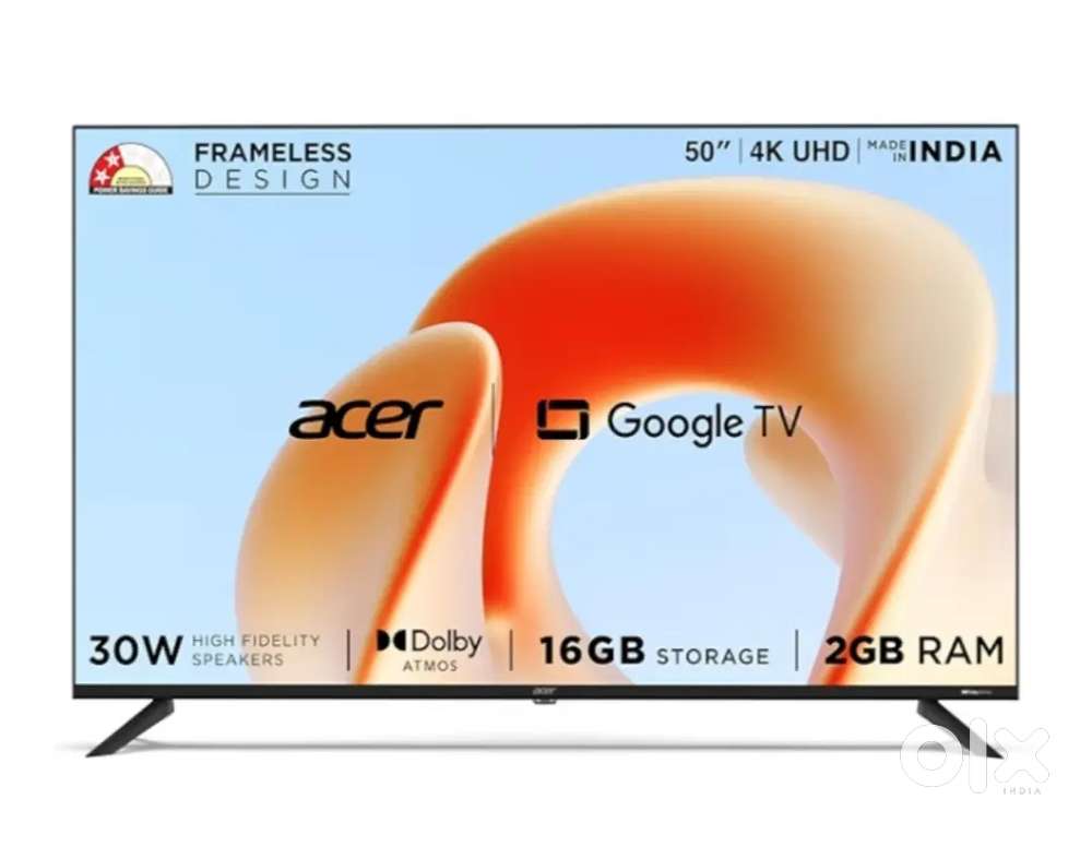 Accer tv lcd 50 inch (4k uhd) model [2025] and very a1 condition
