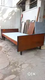 3*7 Wooden Bed,