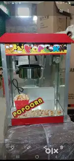 Popcorn and cotton candy machine