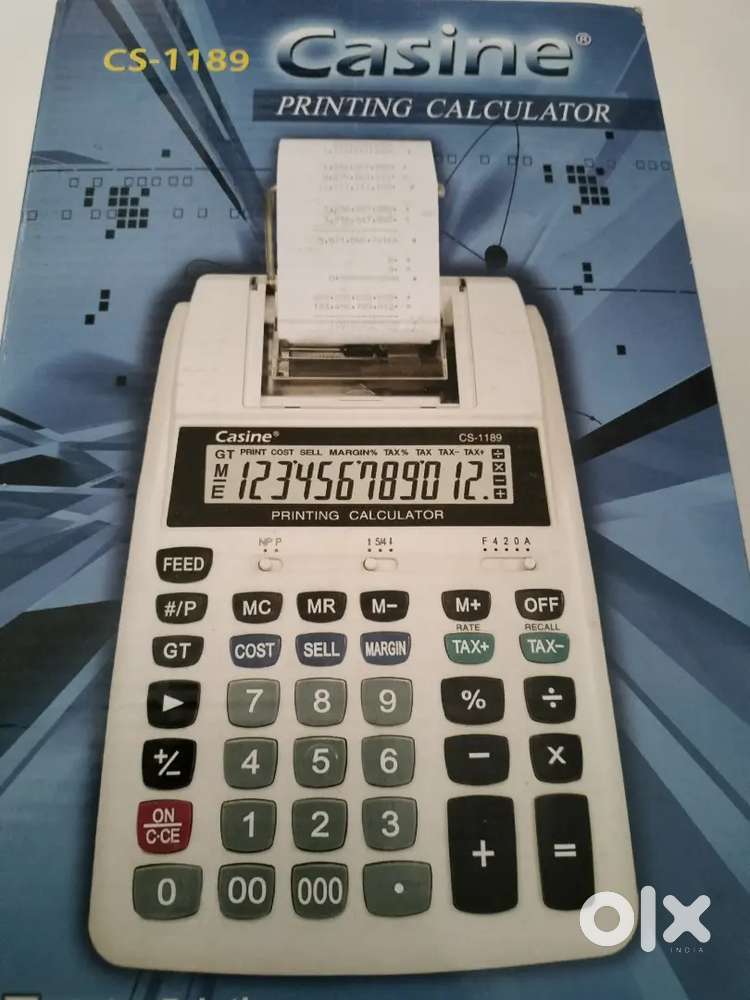 Casine printing calculator cs-1189
