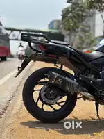 Acrophobic exhaust with bend pipe for dominar 250