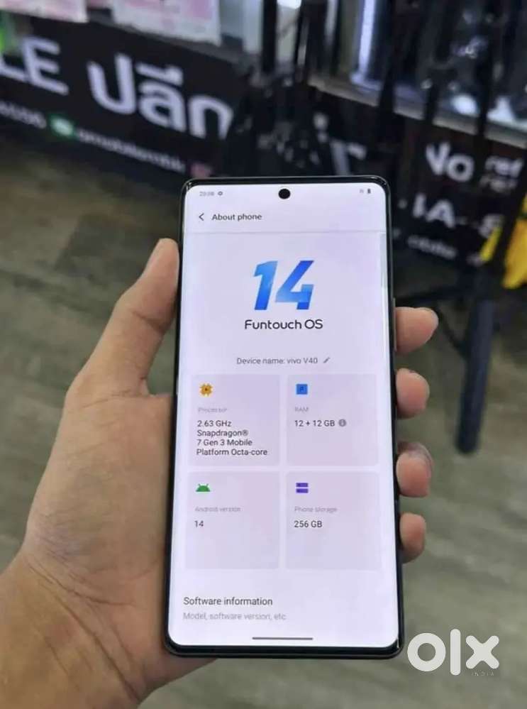 Vivo v40 Pro 5G 12GB 256Gb internal memory 5G