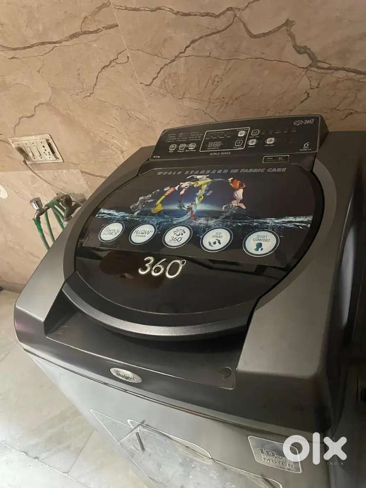 Whirlpool washing machine top load full automatic 8 kg