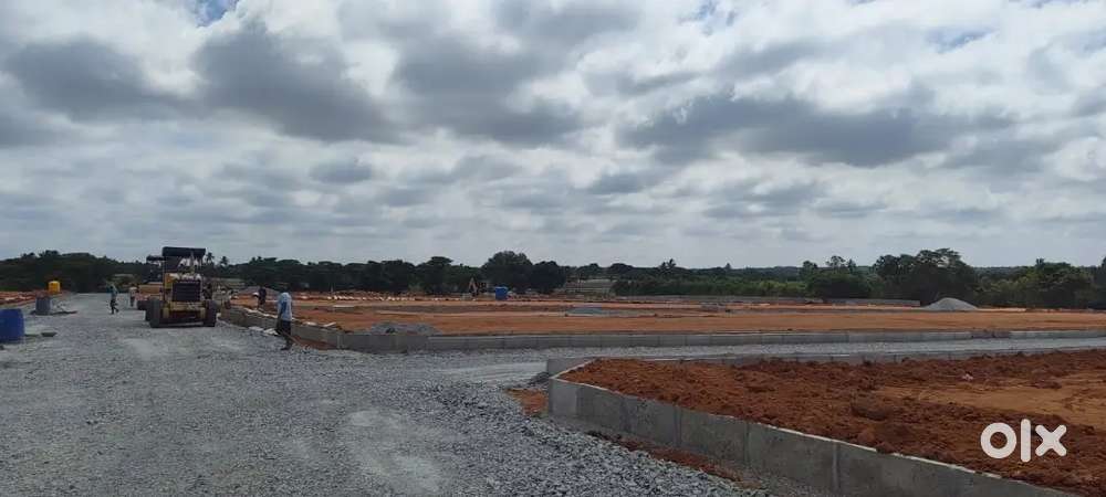 East Facing Well Developed Approved Plot On Bagalur Hosur Main Road