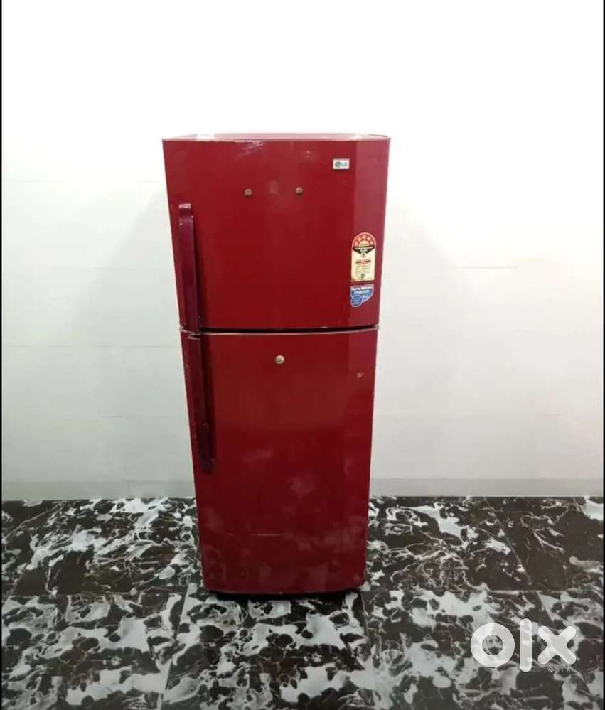 LG double door meroon colour refridgerator with huge offers