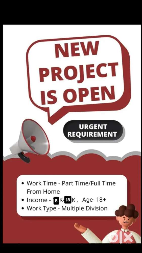 Work -online,age- 18+, working time -2-4hours, requirements mobile