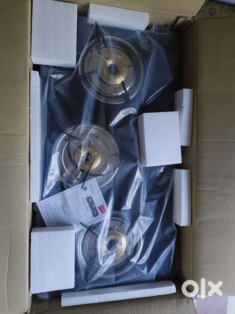 Brand New Impex 3 Burner Gas Stove – Unused & Sealed