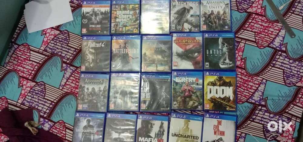 ps4 games all in good condition