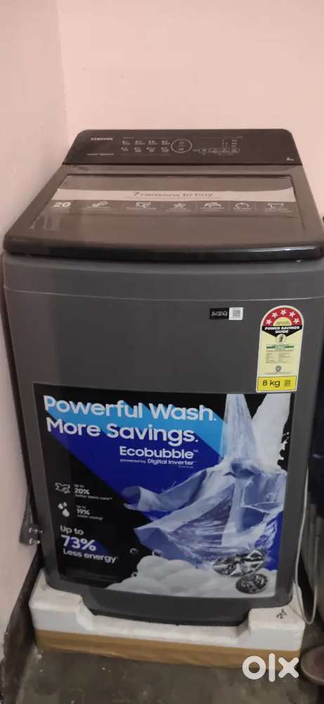 Sumsung washing machine fully automatic 8 kg 21500 ki new thi