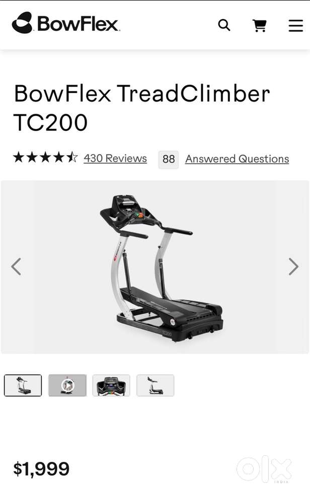 Thread Climber Bowflex Tc20 Non negotiable