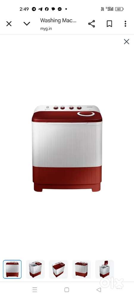 Samsumg washing machine 5 yr old