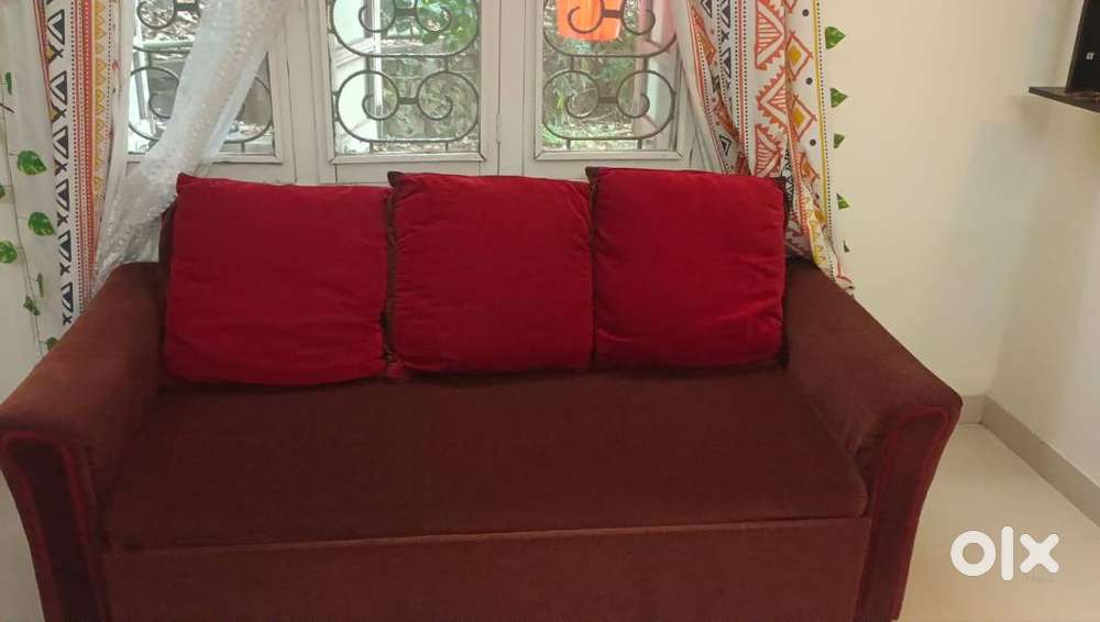 Sofa cum bed with storage