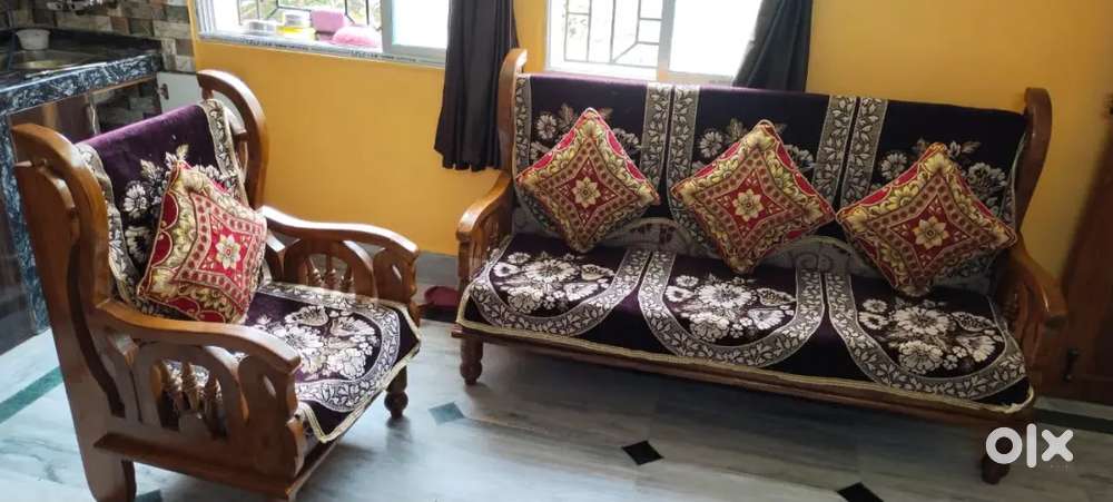 Wooden Sofa Set 3 + 1 (Sagoon)