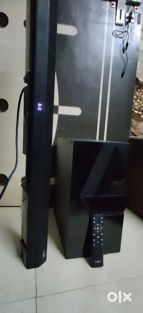 BOAT SOUNDBAR WITH SUBWOOFER HOME THEATER SPEAKER