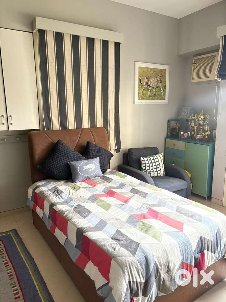 Diwan come double bed with storage and mattress