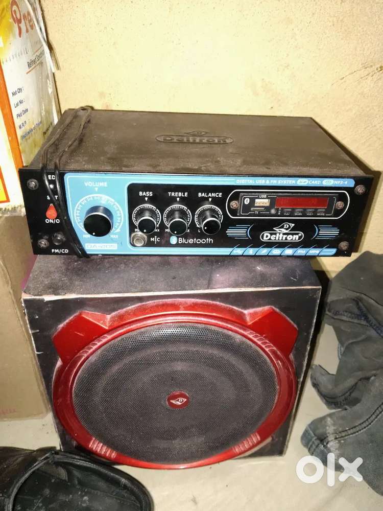 Amplifier + speakers