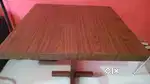 Wooden Dining table Set+ Double combined sofa