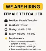 Job Vacancy – Female Telecaller