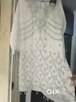 Off-white bridal sharara set 3pc