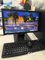 BLACK HP COMPAQ 6200 TOWER MODEL CPU I3-3RD GEN 4/128 19 INCH MONITOR