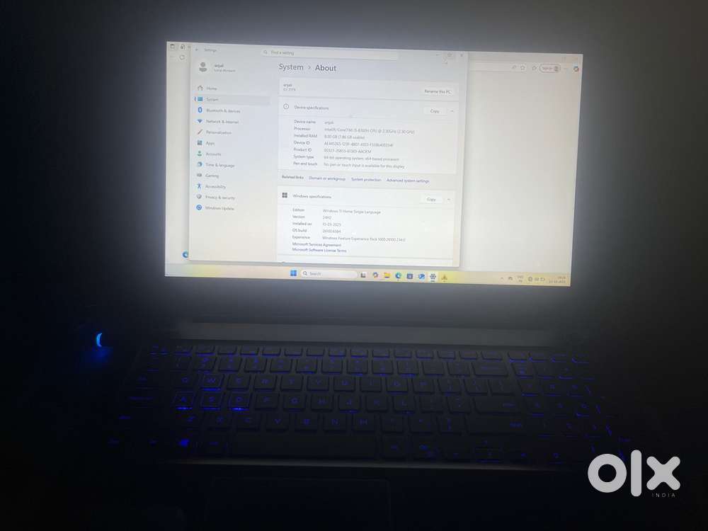 i5 Gaming Laptop - 8gb Ram, 512 gb Ssd, 4gb Graphics 1050Ti