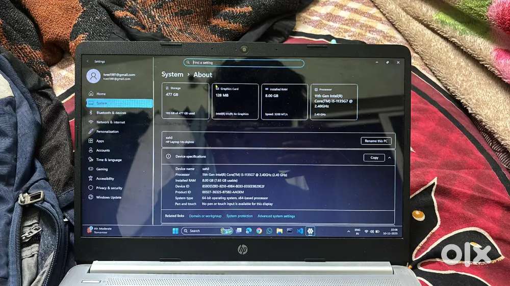 Hp laptop i5 version