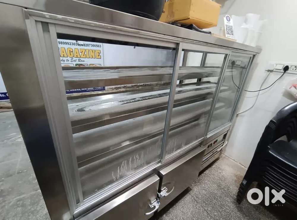 6 Feet Meat Display Counter - 4 Shelf ( Only1 Month Used ) Urgent Sale