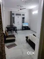 Single AC Room With Attached Bathroom in 2 BHK Fully Furnished Flat.