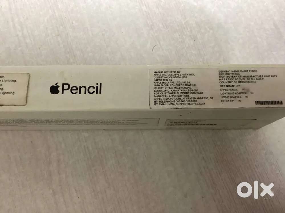 Apple pencil