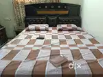 Double coat bed with matterirs