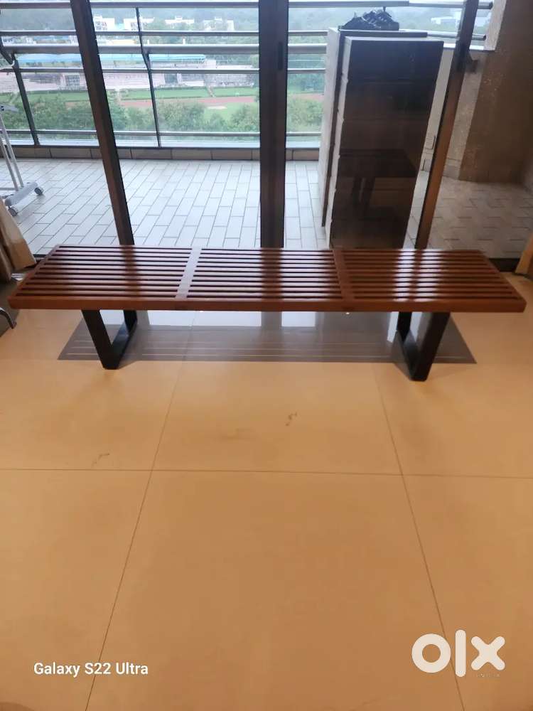 Wooden bench