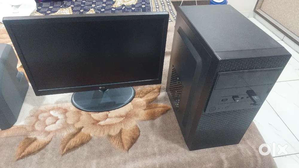 computer set and printer