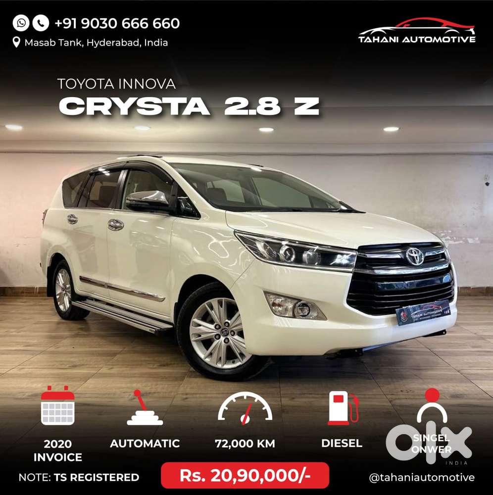 Toyota Innova Crysta 2.8 Z, 2019, Diesel