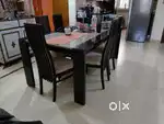 Granite Top  Dining Table with 6 Chairs