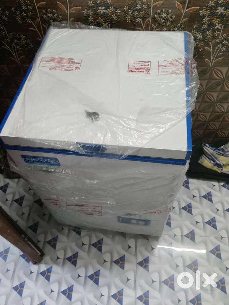New condition deep freezer 1 year old freego glass company
