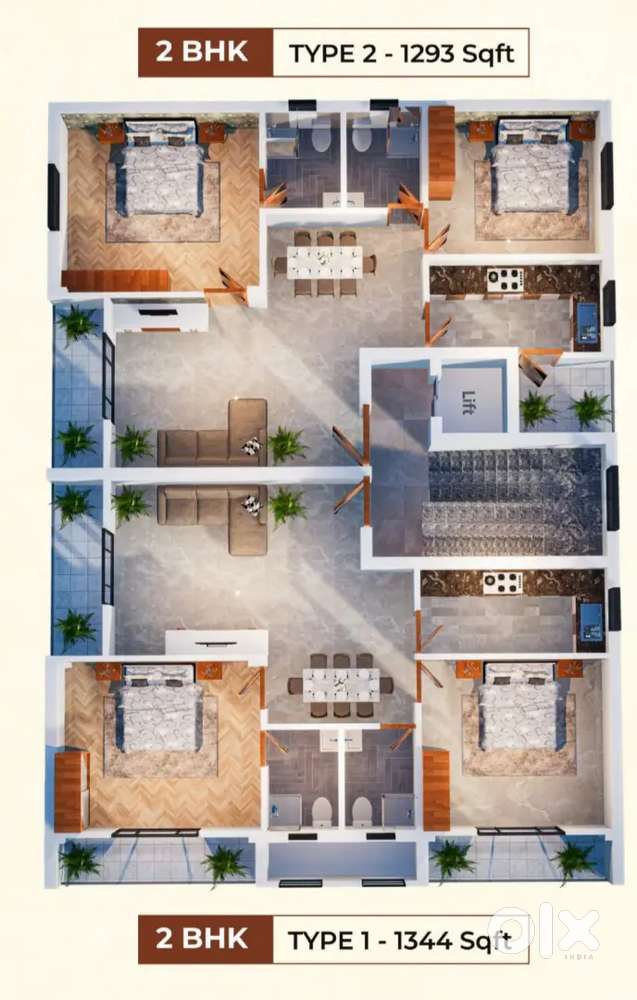 New 2 Bhk Flat For Sale At Shailashree Vihar