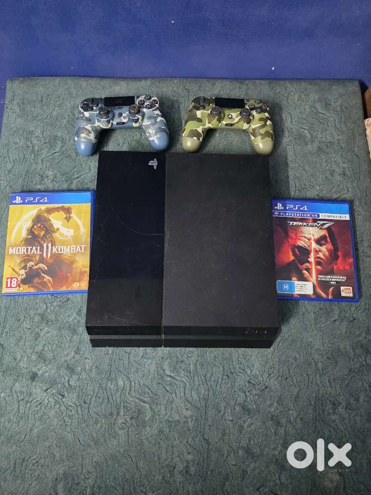 PS4 for Sale with two Game discs and joysticks