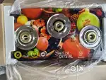 3 Burner Automatic Digital Glass Gas Stove Top