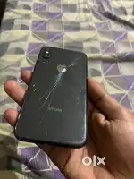 Iphone x 256 gb black back glass broke