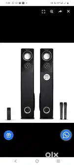 Zebronics tower home theatre good condition