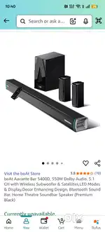 Boat 550 Watt RMS 5.1 home theatre