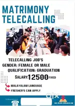 Malayalam Telecalling vacancy