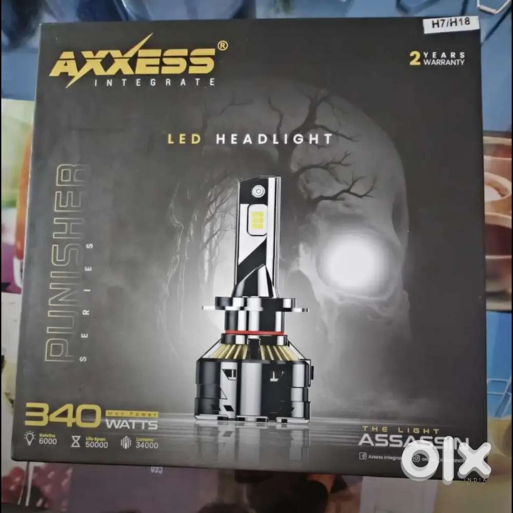 (FIXED RATE) LED BULB 340 Watt, Only 2 days used (Model - H7)