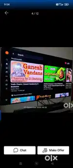 Led tv 55inch TCL iffalcon u64 4K ULTRA UHD VOICE RIMOTE bill Box