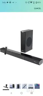ZEBRONICS Jukebar 1000 - Dolby Atmos Soundbar with Subwoofer, 200W