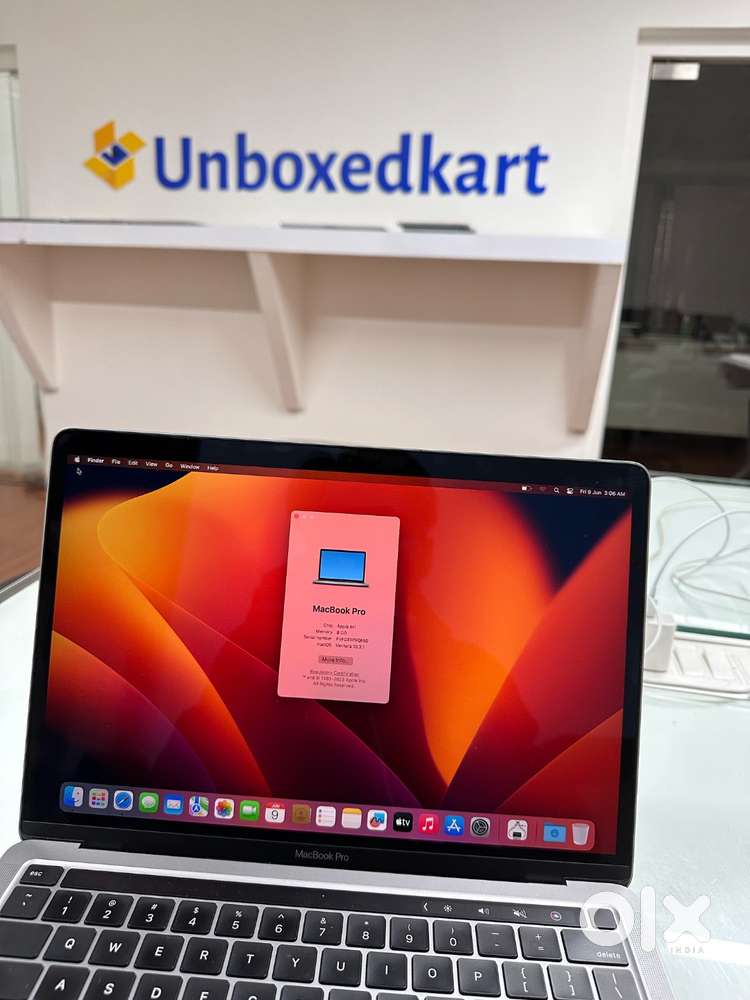 Apple Macbook air 13 inch (M1 chip 8/256) condition with warranty