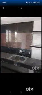 One bed room with kitchen (combined) and attached toilet