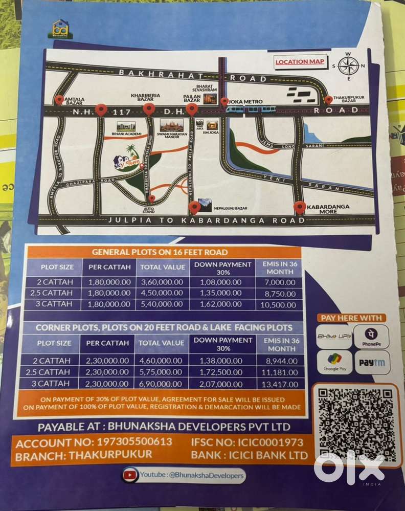 WELL DEVELOPED PROJECT IN SOUTH KOLKATA NEAR JOKA METRO