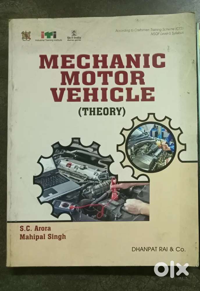 Mechanic Motor vehicle theory book