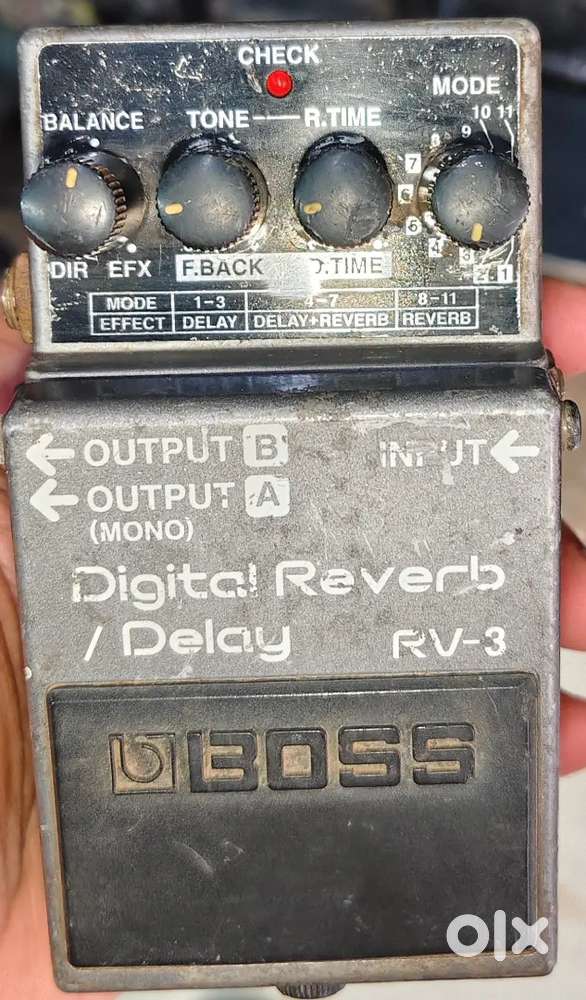 Boss rv3 डिजिटल dealy